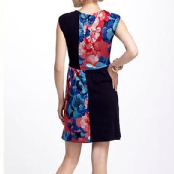 Anthropologie Leifsdottir Colorblock Sweater Dress - Picture 8 of 8